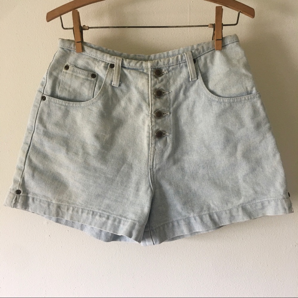 Light Wash Denim Shorts
